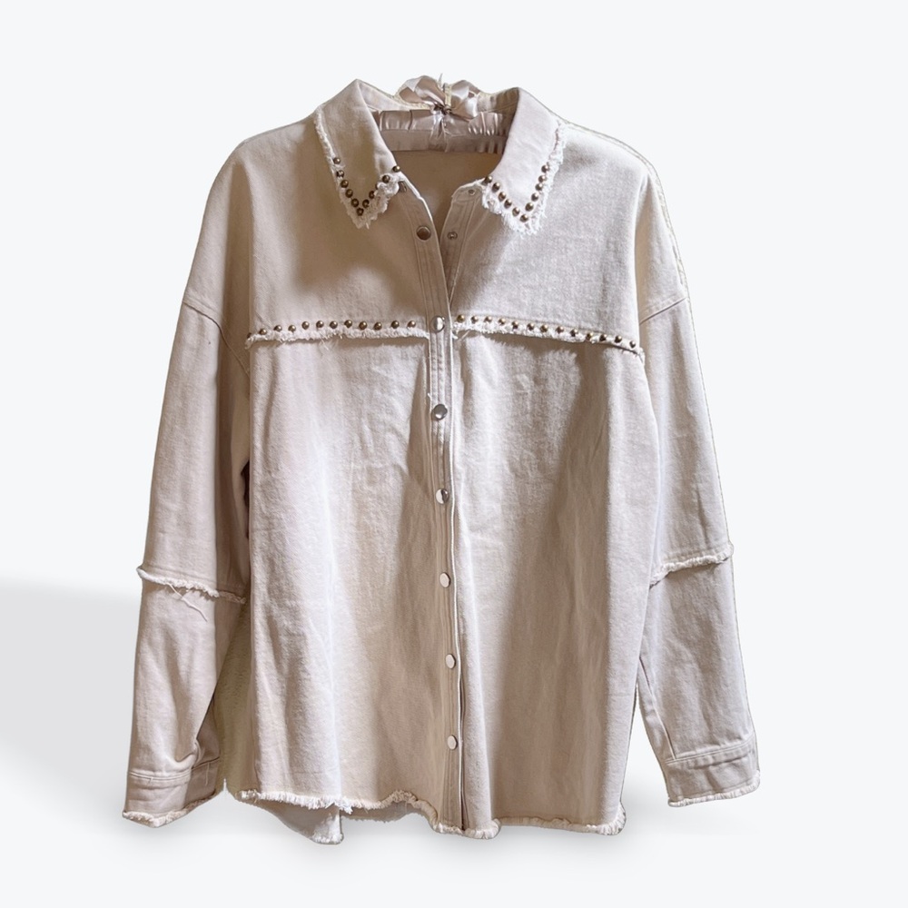 Western style throw over jacket